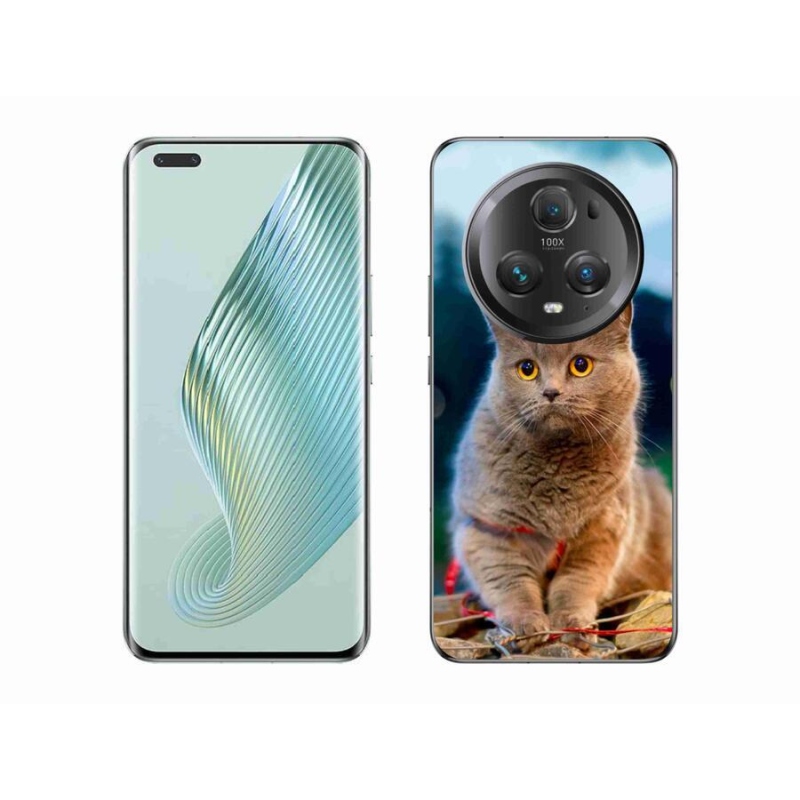Gelový kryt mmCase na mobil Honor Magic 5 Pro 5G - britská modrá 2