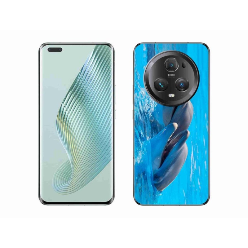 Gelový kryt mmCase na mobil Honor Magic 5 Pro 5G - delfíni