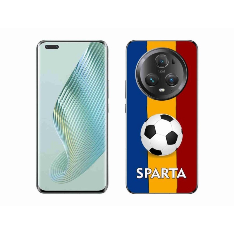 Gelový kryt mmCase na mobil Honor Magic 5 Pro 5G - fotbal 1