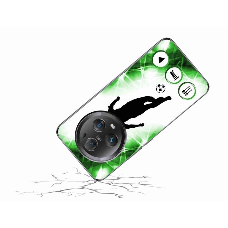 Gelový kryt mmCase na mobil Honor Magic 5 Pro 5G - fotbalista