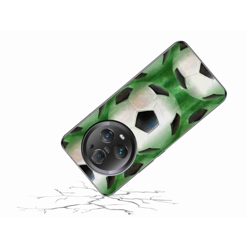 Gelový kryt mmCase na mobil Honor Magic 5 Pro 5G - fotbalový míč