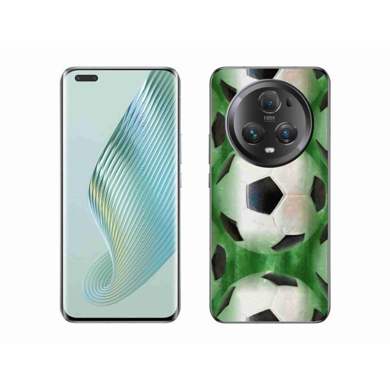 Gelový kryt mmCase na mobil Honor Magic 5 Pro 5G - fotbalový míč