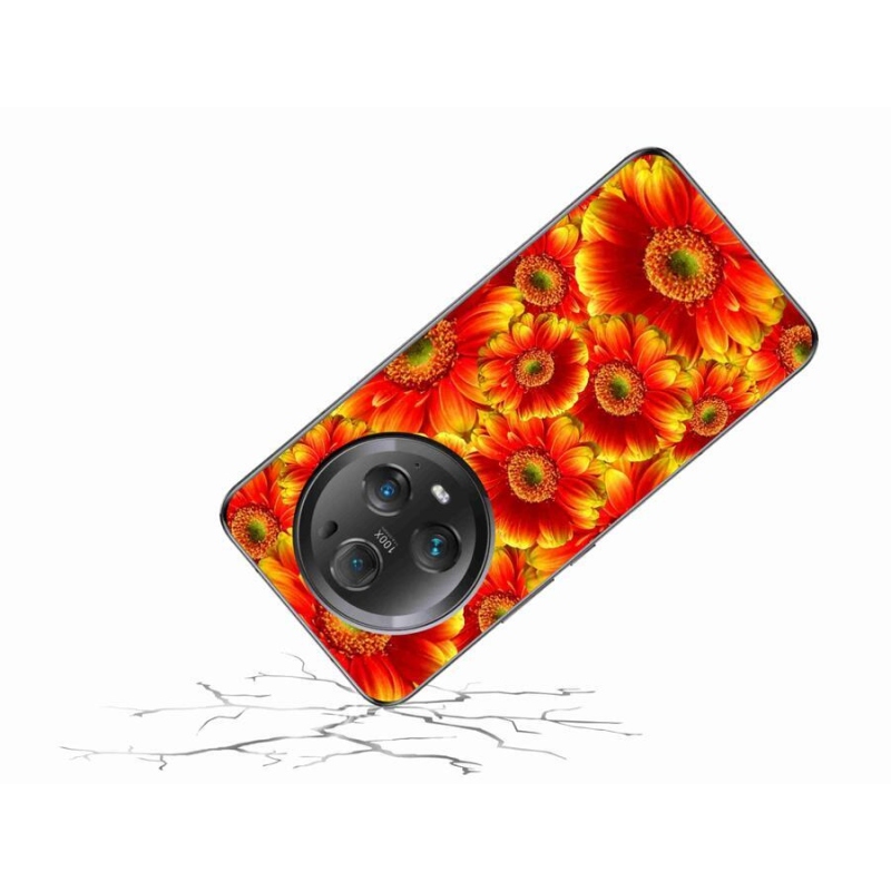 Gelový kryt mmCase na mobil Honor Magic 5 Pro 5G - gerbera 1