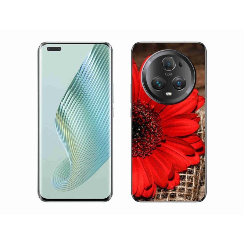 Gelový kryt mmCase na mobil Honor Magic 5 Pro 5G - gerbera