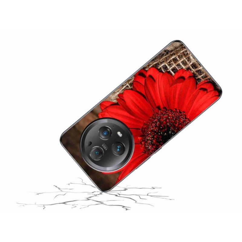 Gelový kryt mmCase na mobil Honor Magic 5 Pro 5G - gerbera