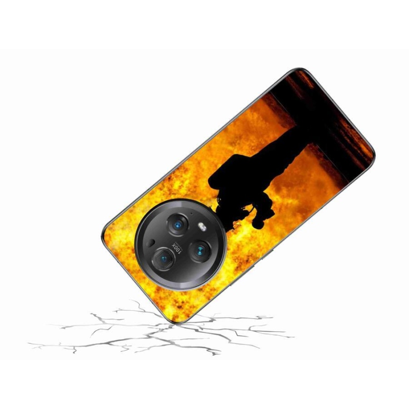 Gelový kryt mmCase na mobil Honor Magic 5 Pro 5G - hasič