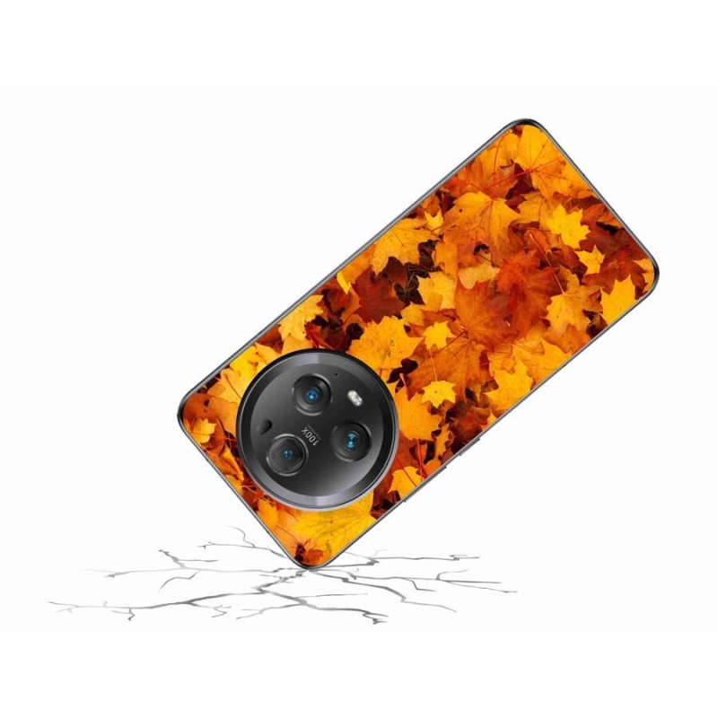 Gelový kryt mmCase na mobil Honor Magic 5 Pro 5G - javorové listy