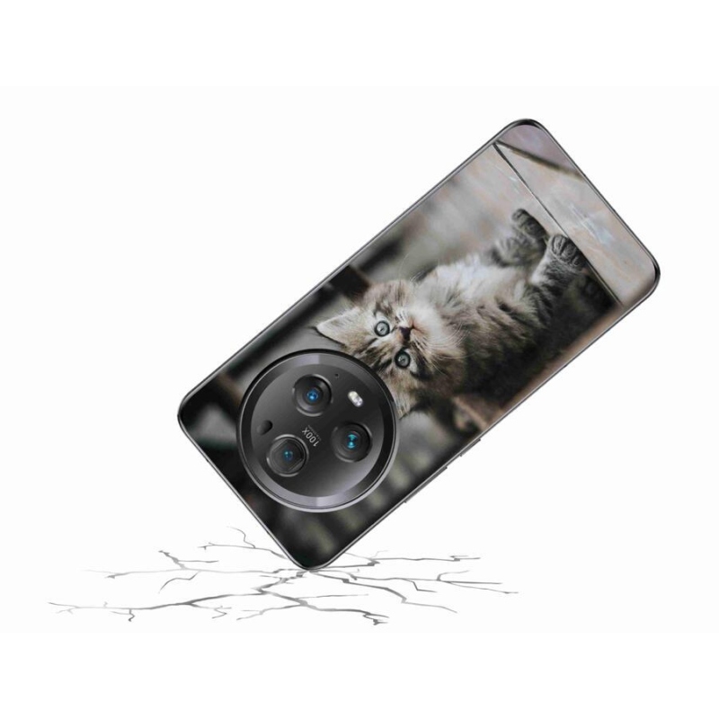 Gelový kryt mmCase na mobil Honor Magic 5 Pro 5G - koťátko