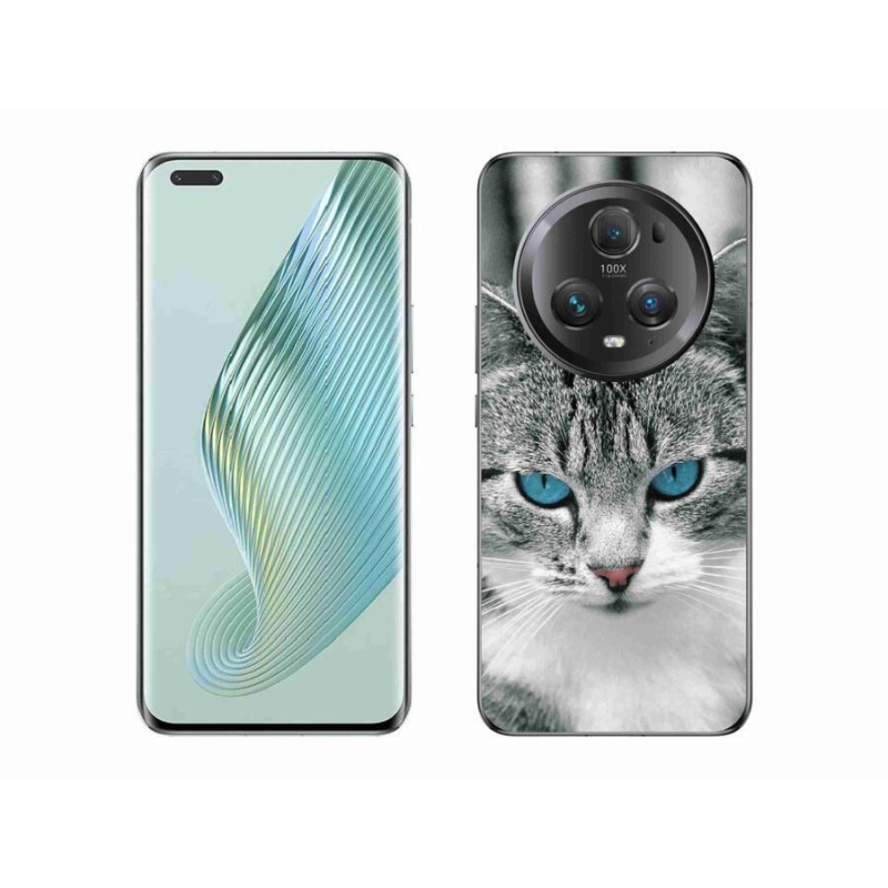 Gelový kryt mmCase na mobil Honor Magic 5 Pro 5G - kočičí pohled 1
