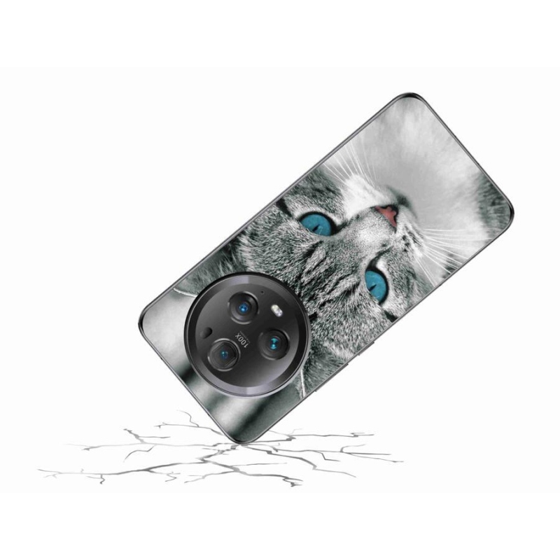 Gelový kryt mmCase na mobil Honor Magic 5 Pro 5G - kočičí pohled 1