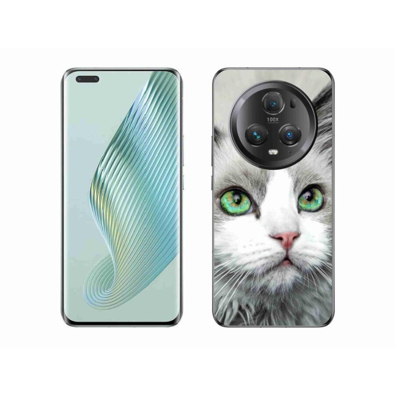 Gelový kryt mmCase na mobil Honor Magic 5 Pro 5G - kočičí pohled