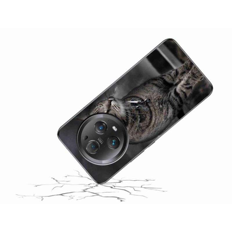 Gelový kryt mmCase na mobil Honor Magic 5 Pro 5G - kočka