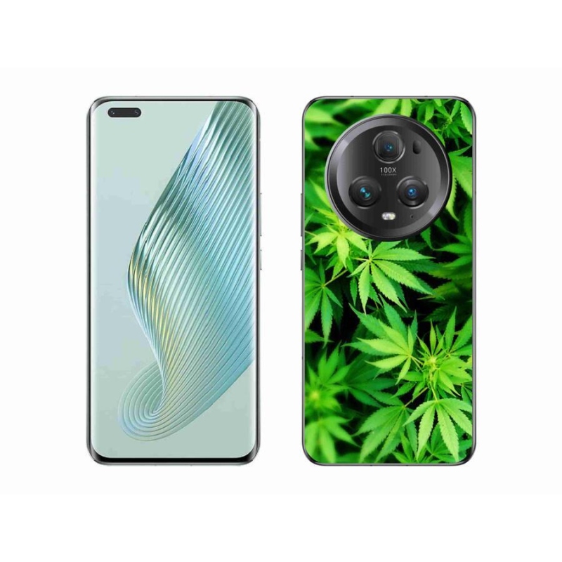 Gelový kryt mmCase na mobil Honor Magic 5 Pro 5G - konopí 3
