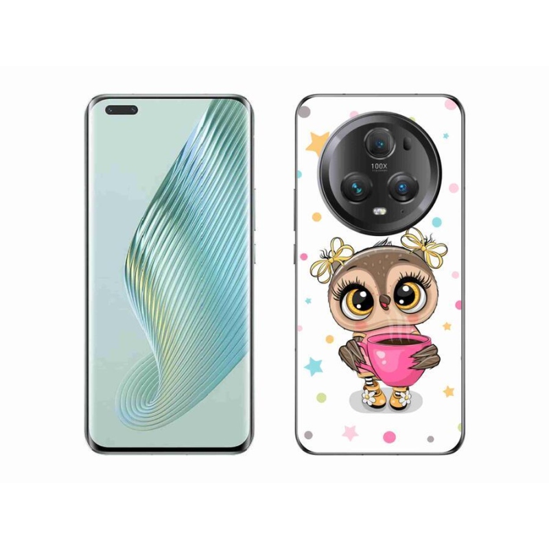 Gelový kryt mmCase na mobil Honor Magic 5 Pro 5G - kreslená sovička