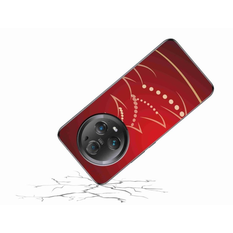 Gelový kryt mmCase na mobil Honor Magic 5 Pro 5G - kreslený vánoční stromek