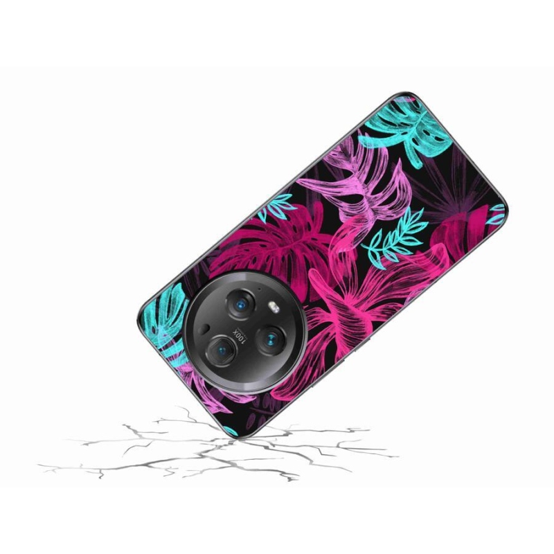Gelový kryt mmCase na mobil Honor Magic 5 Pro 5G - květiny 1
