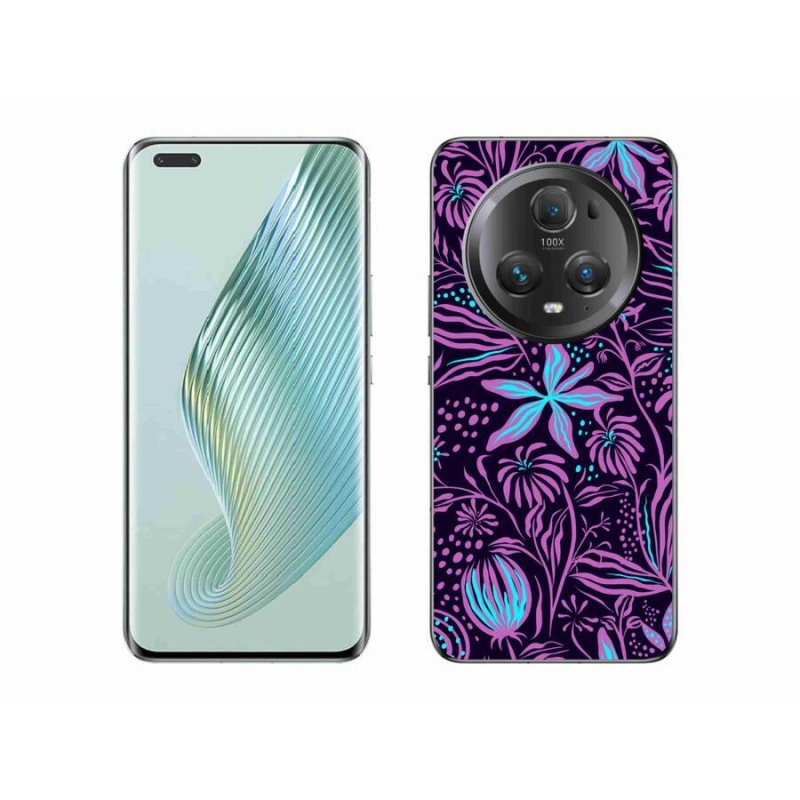 Gelový kryt mmCase na mobil Honor Magic 5 Pro 5G - květiny 2