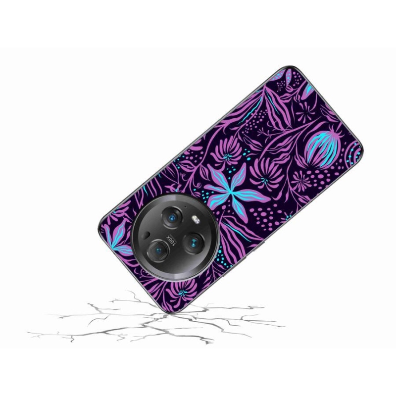 Gelový kryt mmCase na mobil Honor Magic 5 Pro 5G - květiny 2