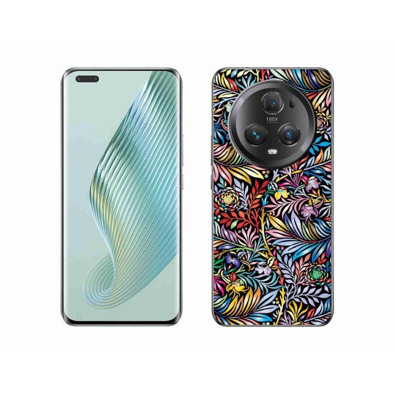 Gelový kryt mmCase na mobil Honor Magic 5 Pro 5G - květiny 5