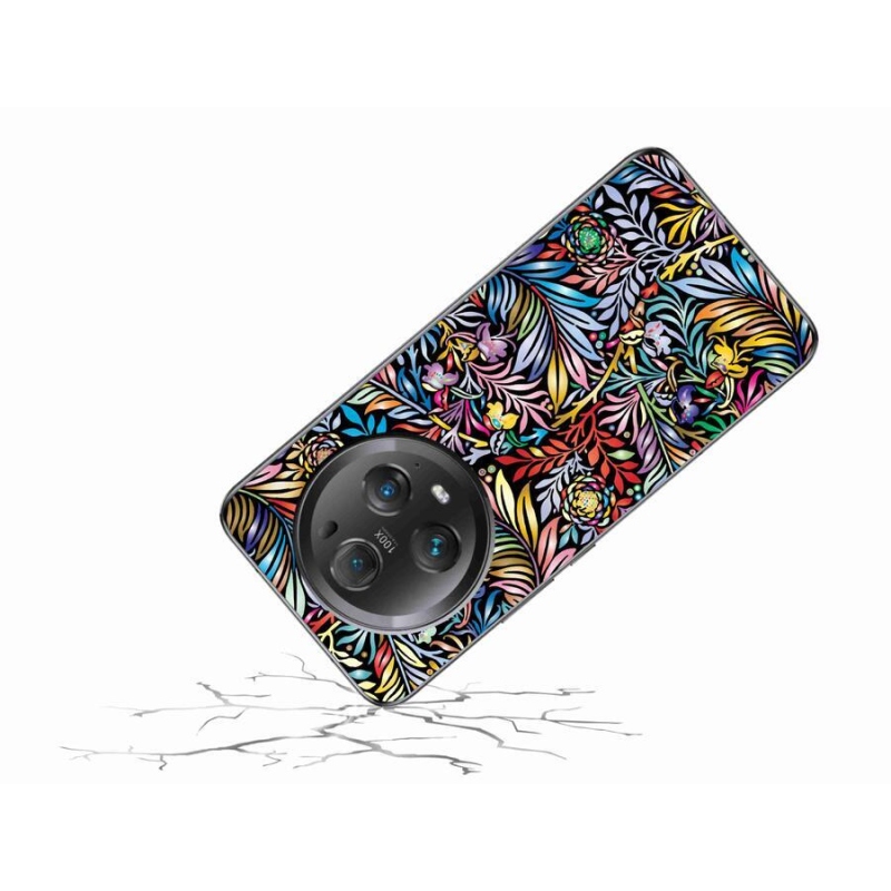 Gelový kryt mmCase na mobil Honor Magic 5 Pro 5G - květiny 5