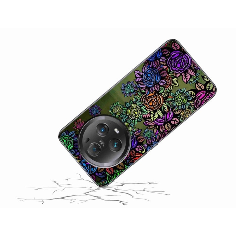 Gelový kryt mmCase na mobil Honor Magic 5 Pro 5G - květiny 6