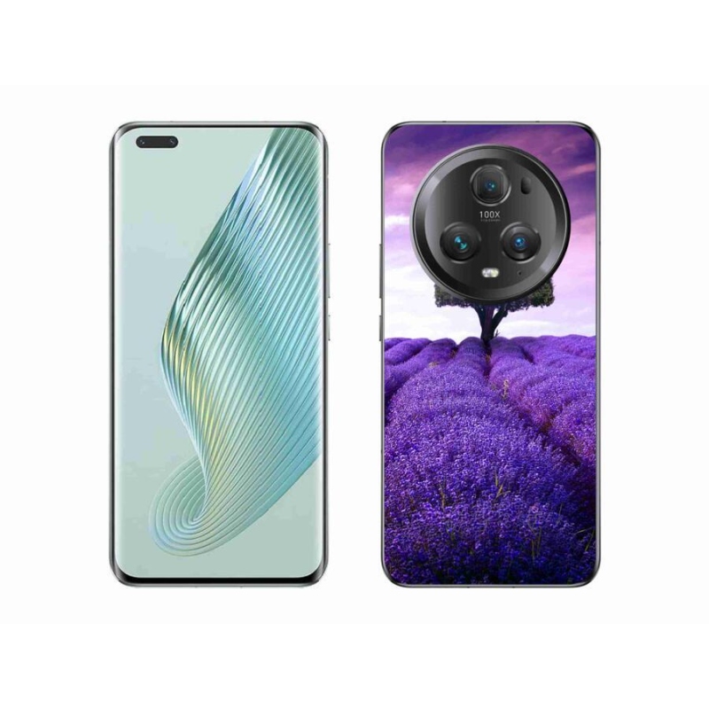 Gelový kryt mmCase na mobil Honor Magic 5 Pro 5G - levandulová louka