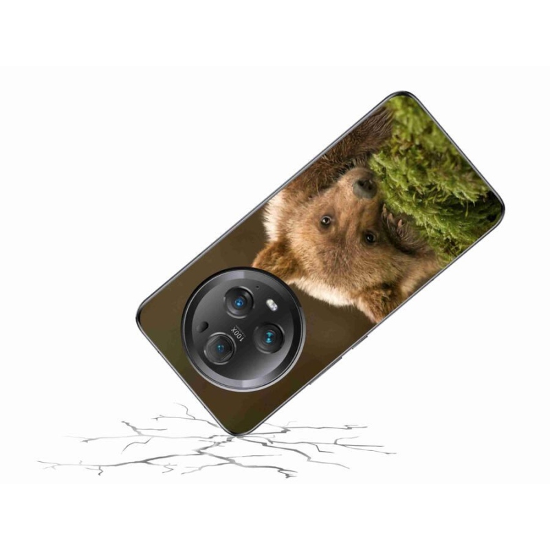 Gelový kryt mmCase na mobil Honor Magic 5 Pro 5G - medvěd