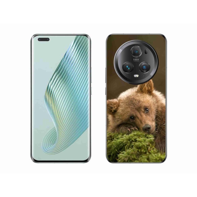 Gelový kryt mmCase na mobil Honor Magic 5 Pro 5G - medvěd