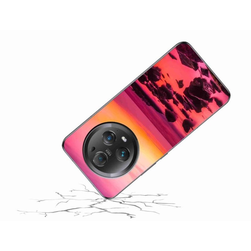 Gelový kryt mmCase na mobil Honor Magic 5 Pro 5G - moře a záře