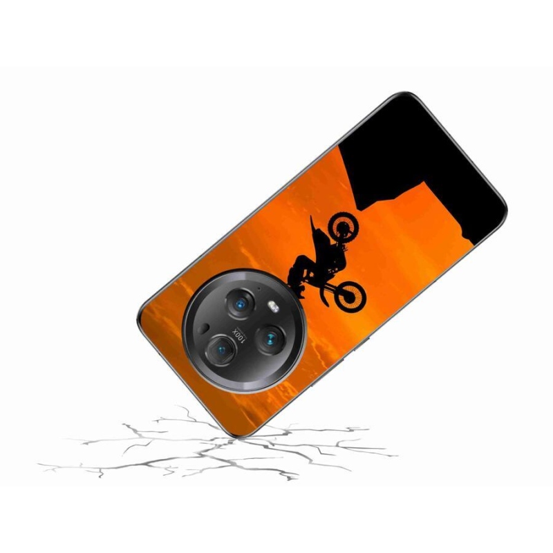 Gelový kryt mmCase na mobil Honor Magic 5 Pro 5G - motocross