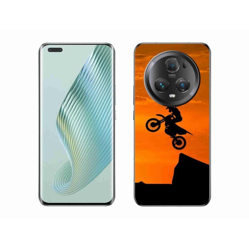Gelový kryt mmCase na mobil Honor Magic 5 Pro 5G - motocross