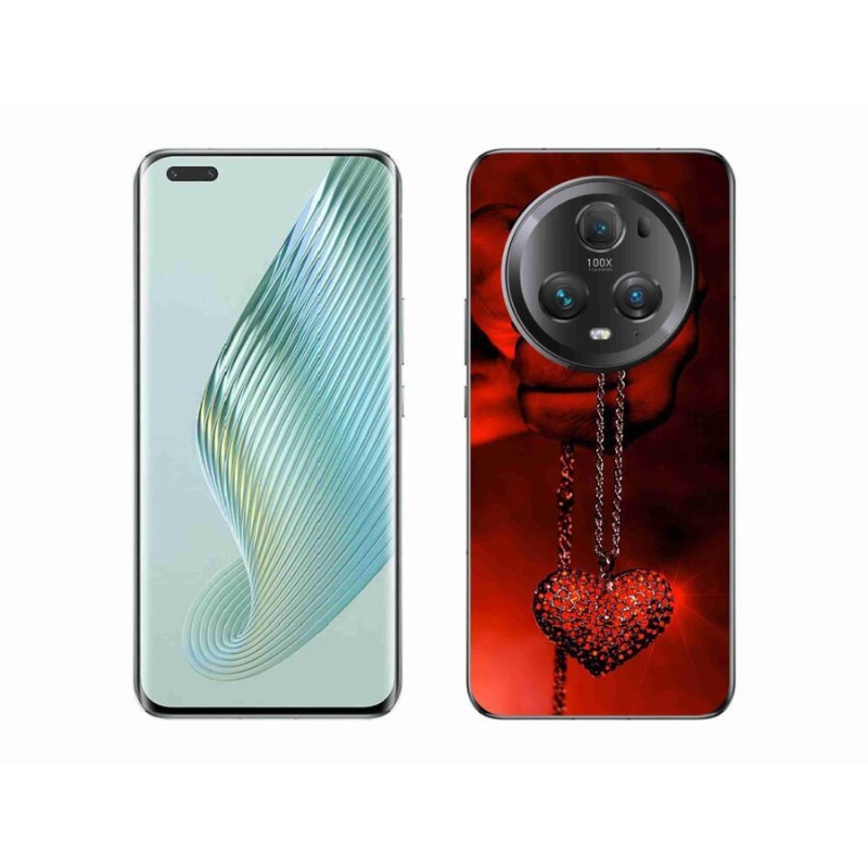 Gelový kryt mmCase na mobil Honor Magic 5 Pro 5G - náhrdelník