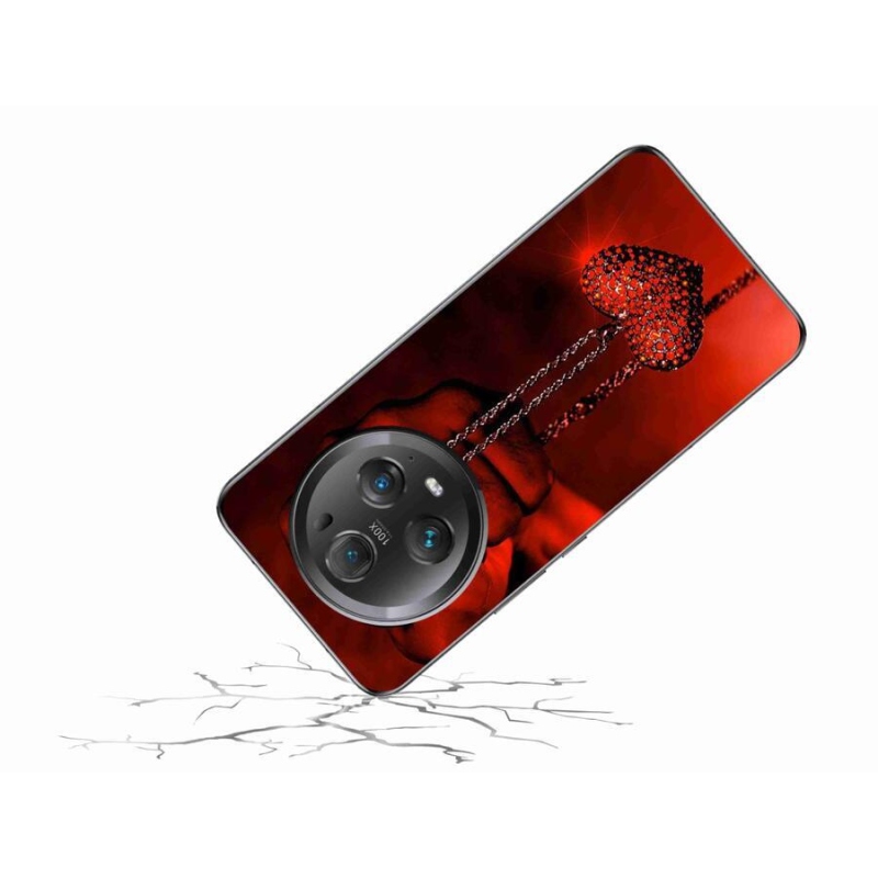 Gelový kryt mmCase na mobil Honor Magic 5 Pro 5G - náhrdelník