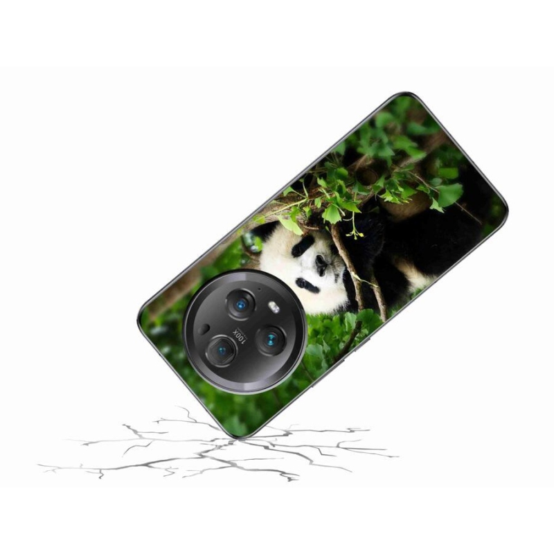 Gelový kryt mmCase na mobil Honor Magic 5 Pro 5G - panda