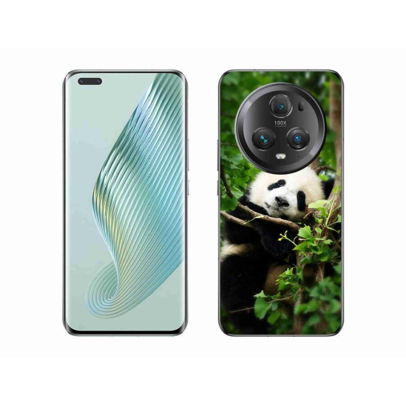 Gelový kryt mmCase na mobil Honor Magic 5 Pro 5G - panda