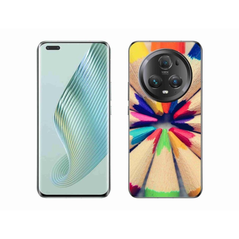 Gelový kryt mmCase na mobil Honor Magic 5 Pro 5G - pastelky