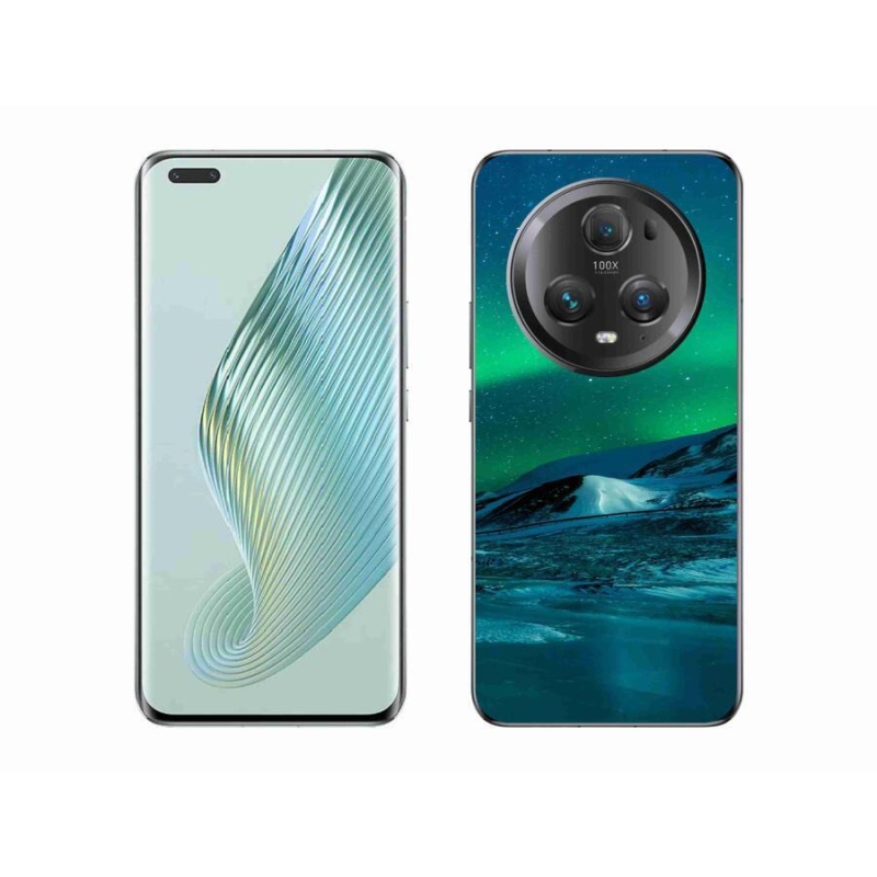 Gelový kryt mmCase na mobil Honor Magic 5 Pro 5G - polární záře