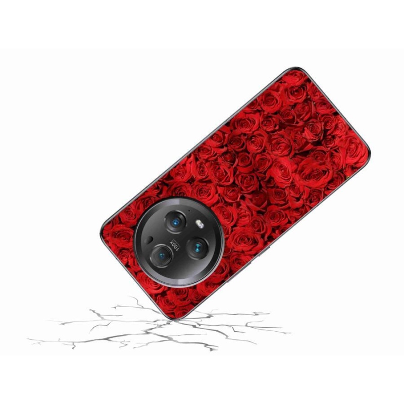 Gelový kryt mmCase na mobil Honor Magic 5 Pro 5G - růže