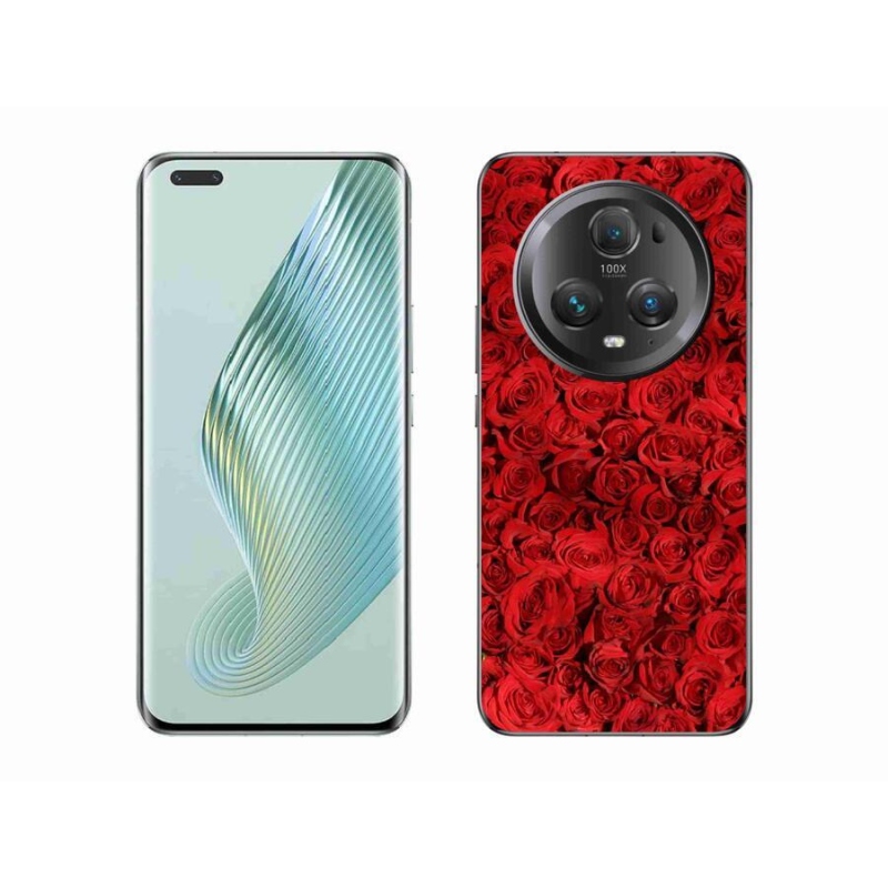 Gelový kryt mmCase na mobil Honor Magic 5 Pro 5G - růže
