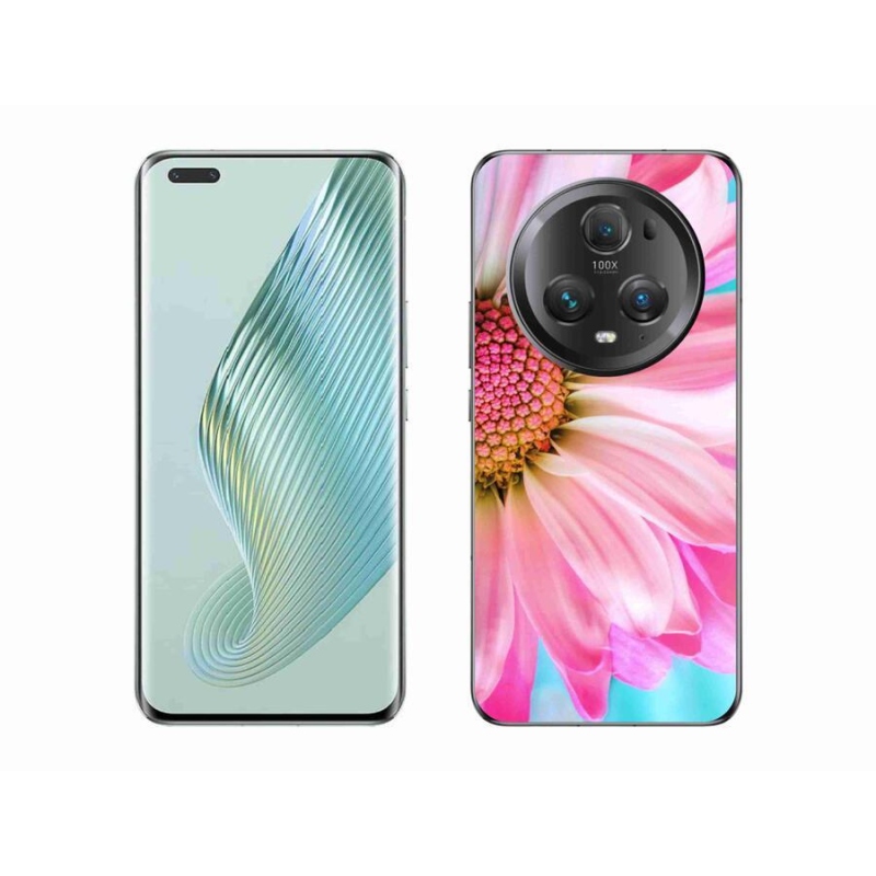 Gelový kryt mmCase na mobil Honor Magic 5 Pro 5G - růžová květina