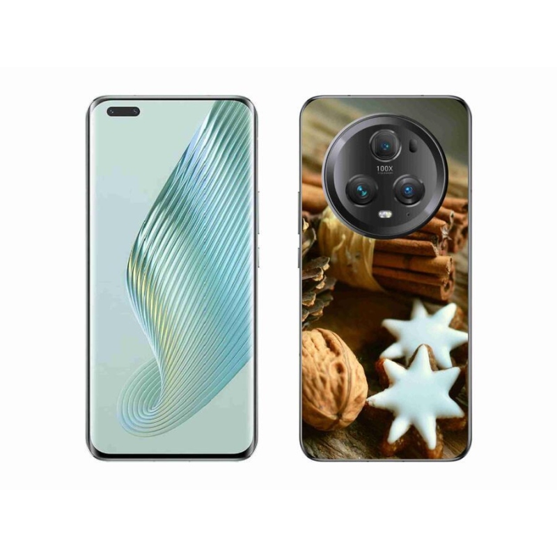 Gelový kryt mmCase na mobil Honor Magic 5 Pro 5G - skořice a perníčky