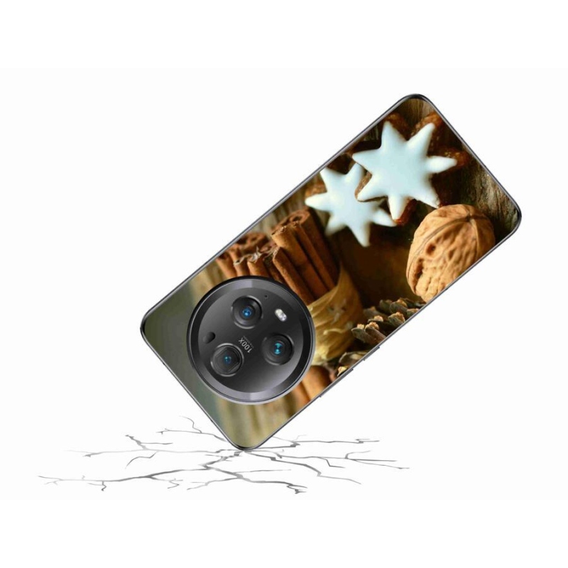Gelový kryt mmCase na mobil Honor Magic 5 Pro 5G - skořice a perníčky