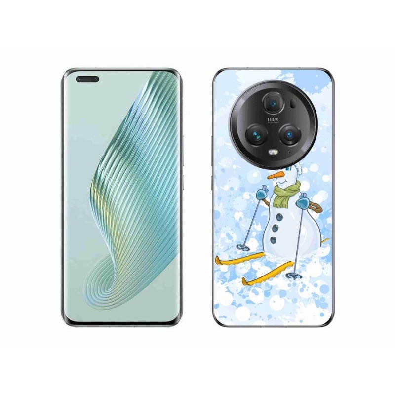 Gelový kryt mmCase na mobil Honor Magic 5 Pro 5G - sněhulák