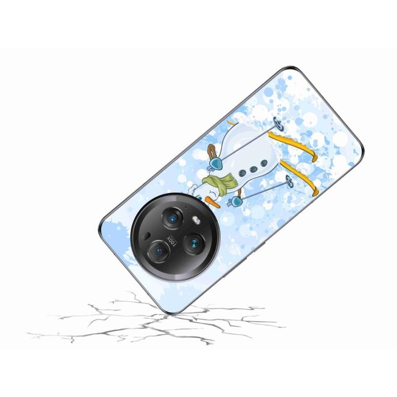 Gelový kryt mmCase na mobil Honor Magic 5 Pro 5G - sněhulák