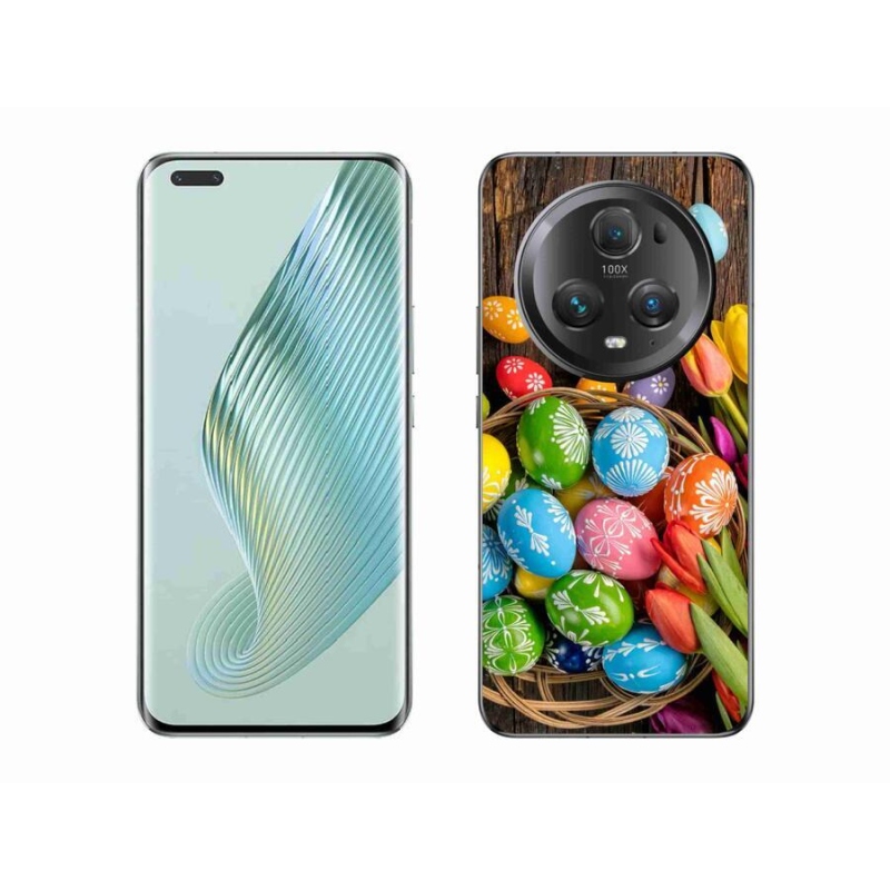 Gelový kryt mmCase na mobil Honor Magic 5 Pro 5G - velikonoční vajíčka