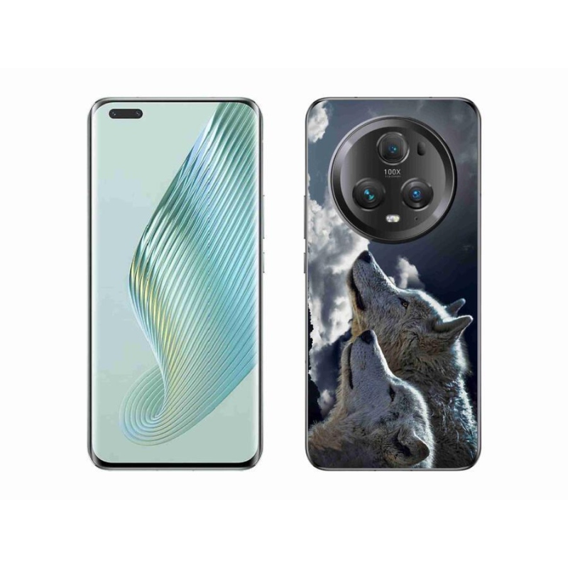 Gelový kryt mmCase na mobil Honor Magic 5 Pro 5G - vlci