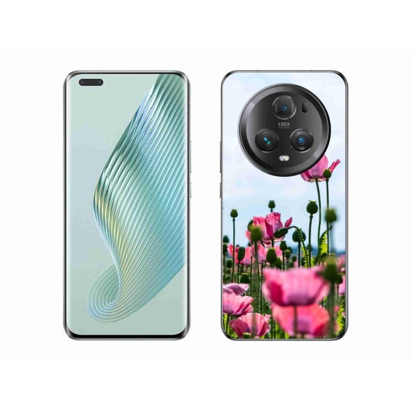 Gelový kryt mmCase na mobil Honor Magic 5 Pro 5G - vlčí mák