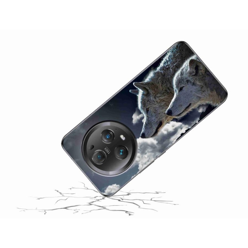 Gelový kryt mmCase na mobil Honor Magic 5 Pro 5G - vlci