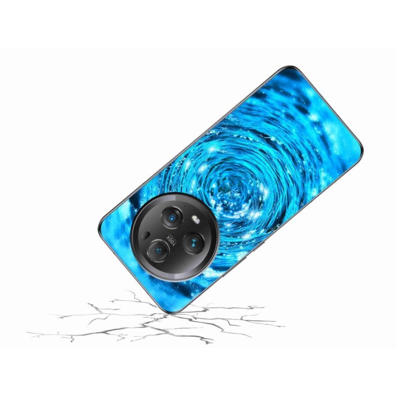 Gelový kryt mmCase na mobil Honor Magic 5 Pro 5G - vodní vír