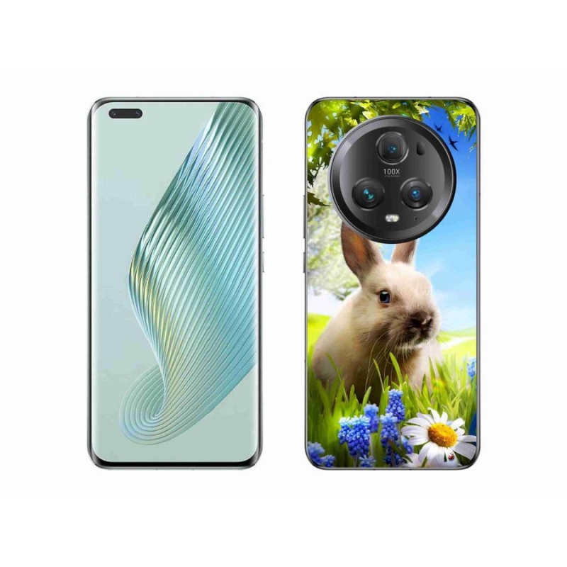 Gelový kryt mmCase na mobil Honor Magic 5 Pro 5G - zajíček